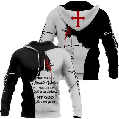 Christian Clothes:"Premium Jesus 3D All Over Printed Unisex Shirts"